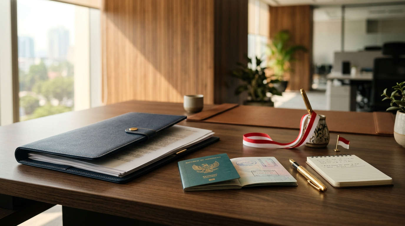 Dokumen dan paspor untuk pengurusan working visa